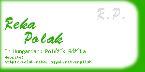 reka polak business card